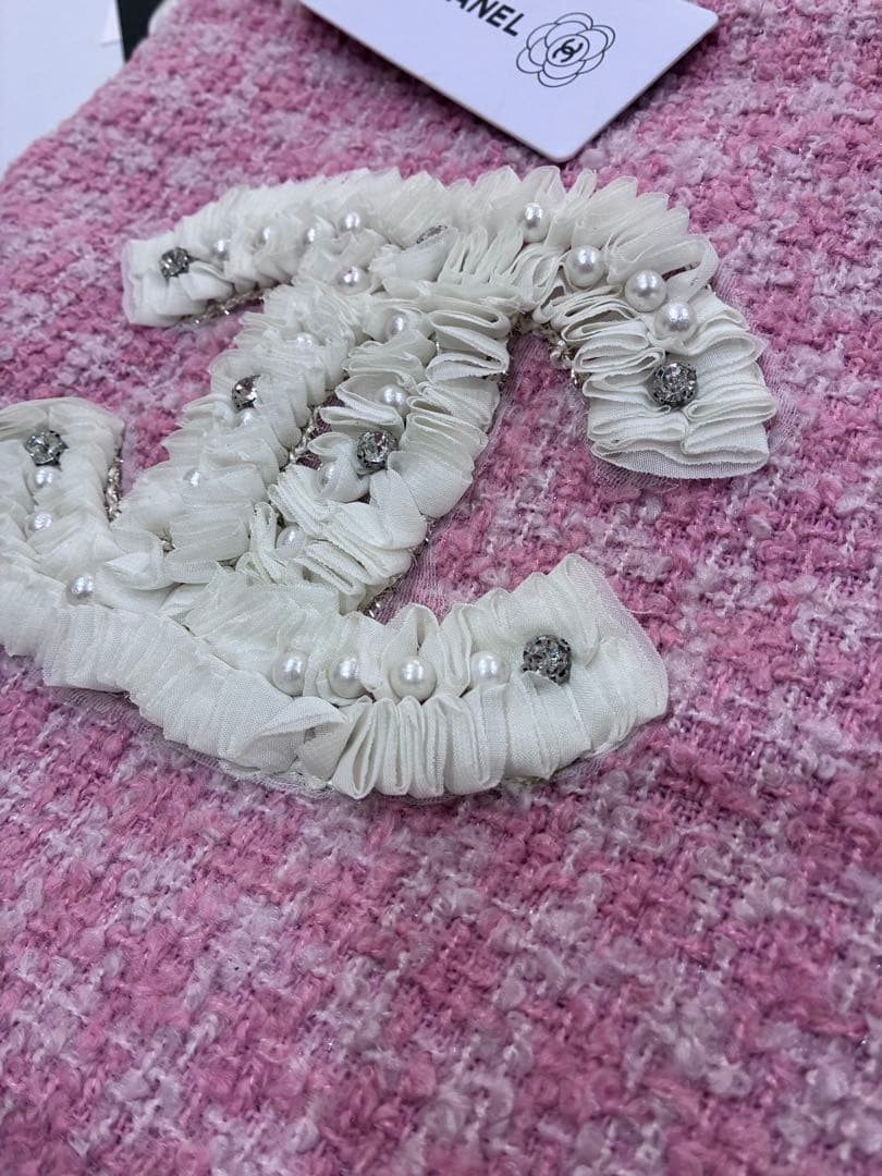 CHANEL トートバッグ　フリル　ビッグココ　シャネルノベルティ　ショルダー