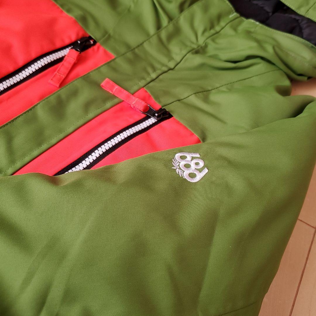 686 子供用 スノーボードウェア フード付き キッズ ユース Mサイズ 140