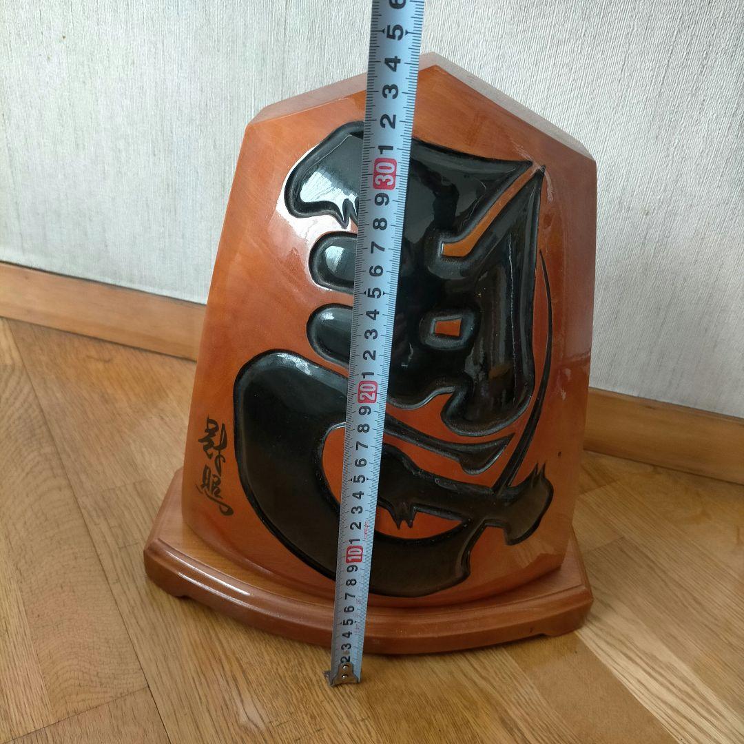 飾り駒　左馬　木製　 記念品