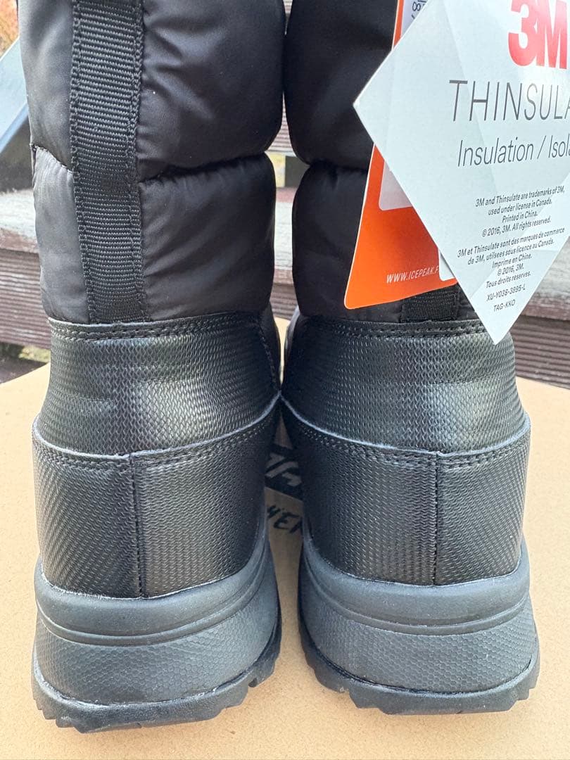 【新品未使用】ICEPEAK 28cm スノーブーツ AISSA MS ブラック