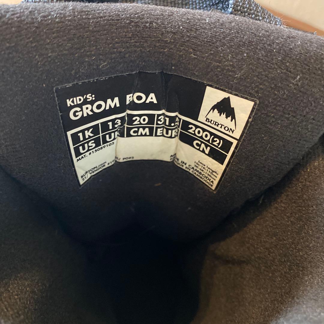 スノーボード BURTON GROM BOA 20cm