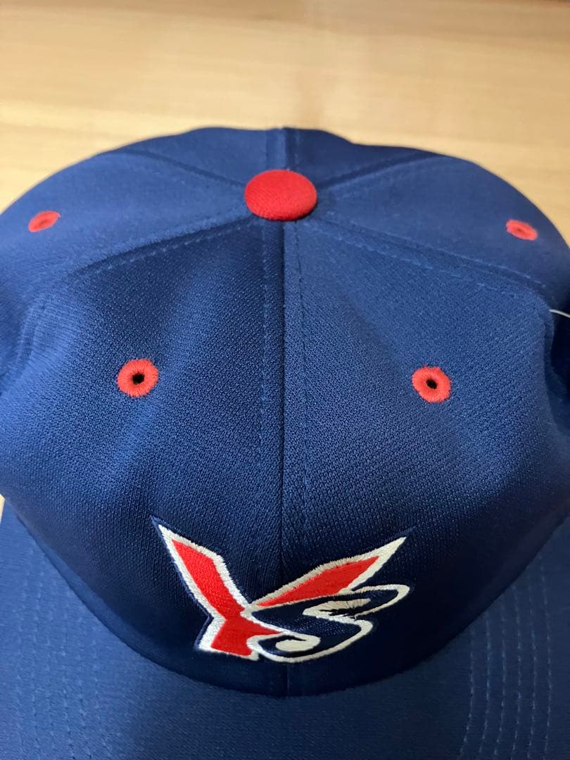 東京ヤクルトスワローズ　当時　キャップ　帽子　昭和　レプリカ　復刻　レトロ　L