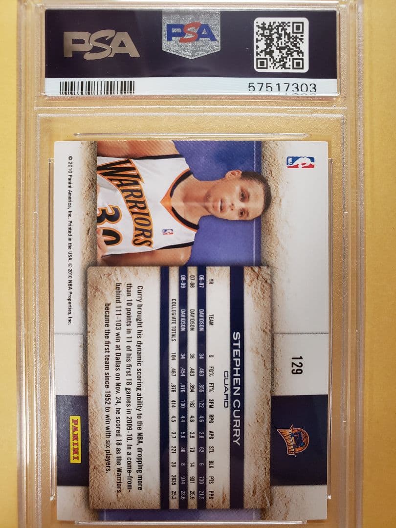 PSA10 NBAカード 2009 スタジオ ステフィン カリー ルーキーカード