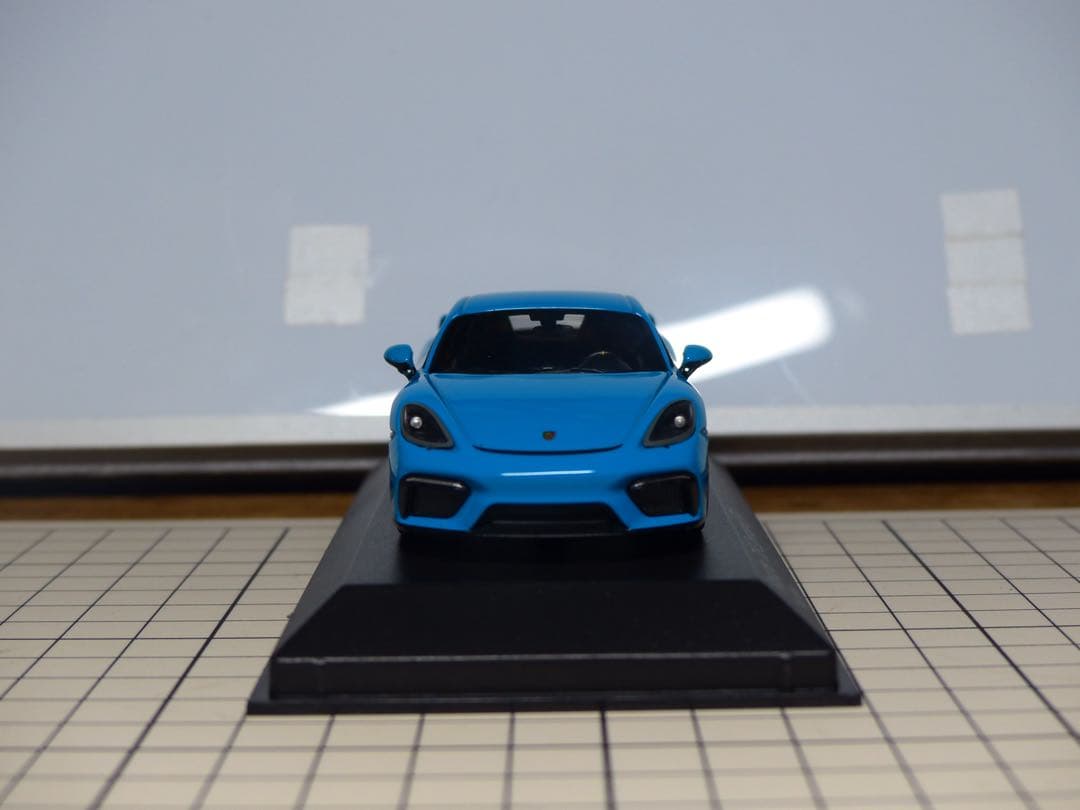 MINICHAMPS ミニチャンプス 718 GT4マイアミブルー