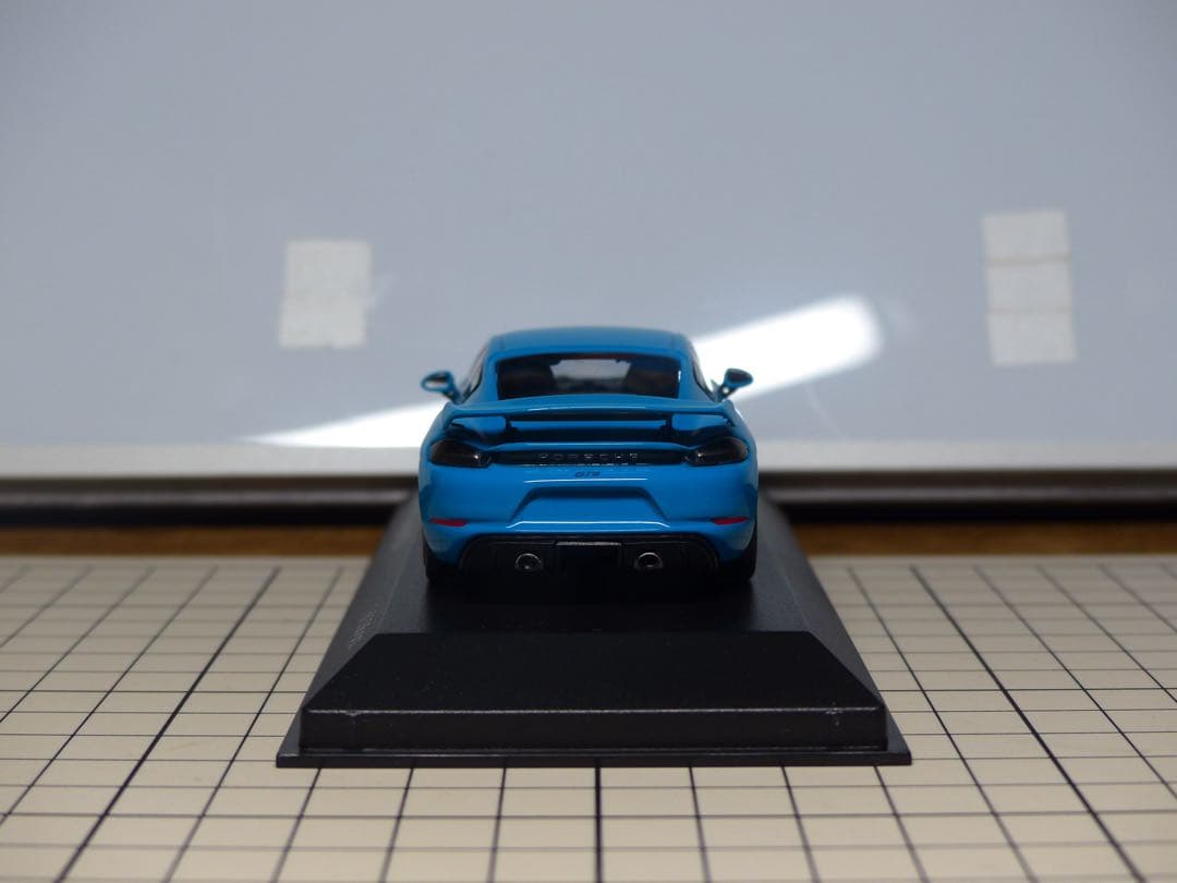 MINICHAMPS ミニチャンプス 718 GT4マイアミブルー