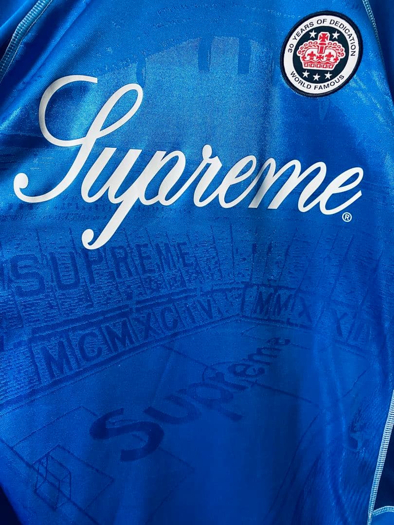 Supreme Jacquard Soccer Jersey ゲームシャツ　M