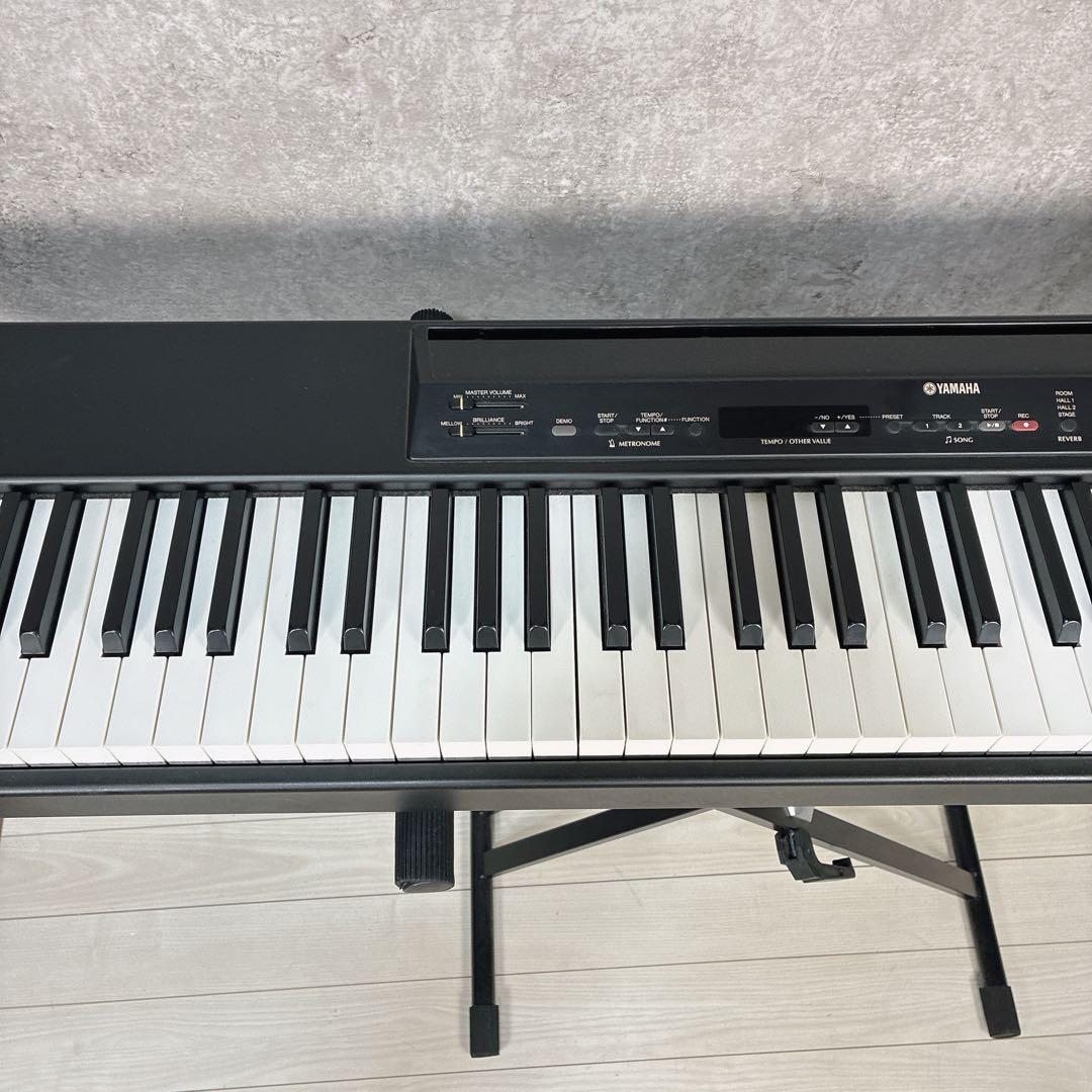 YAMAHA ヤマハ 電子ピアノ P-80 88鍵盤 スタンド ペダル付属