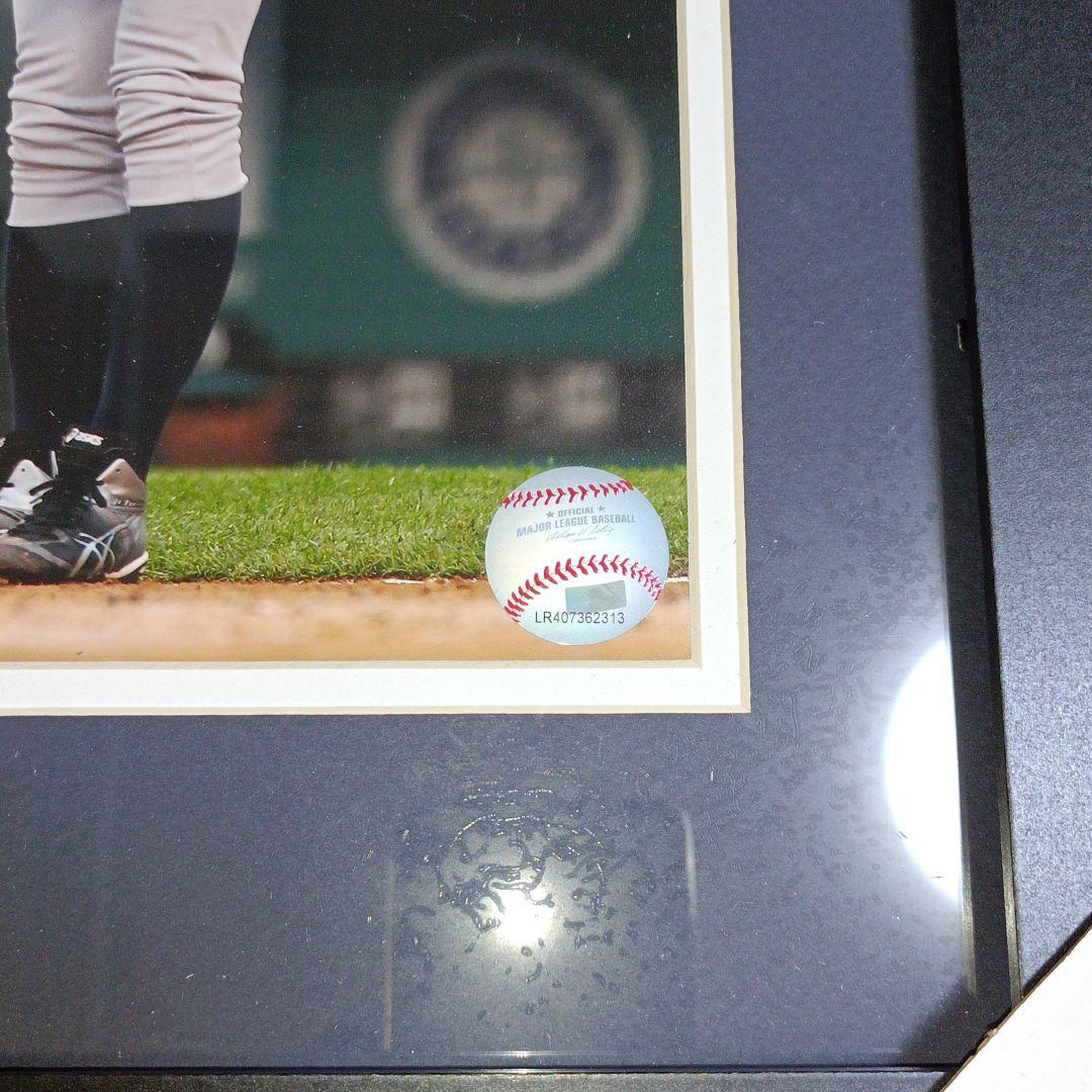 USAにて購入! イチローさん、NYヤンキース移籍時の初打席での写真、プレート付