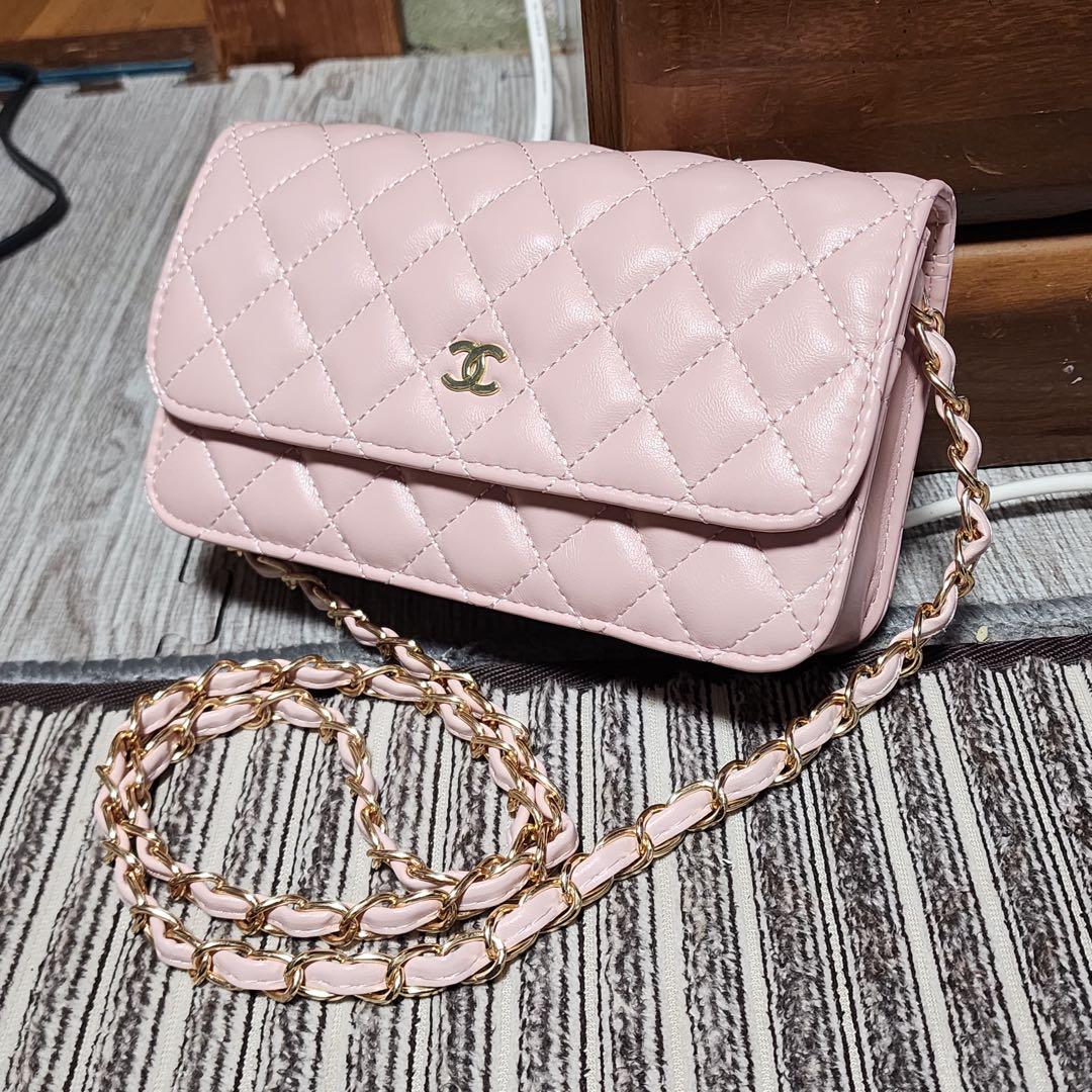 CHANEL ミニショルダー　ショルダーバッグ　ピンク　ノベルティ