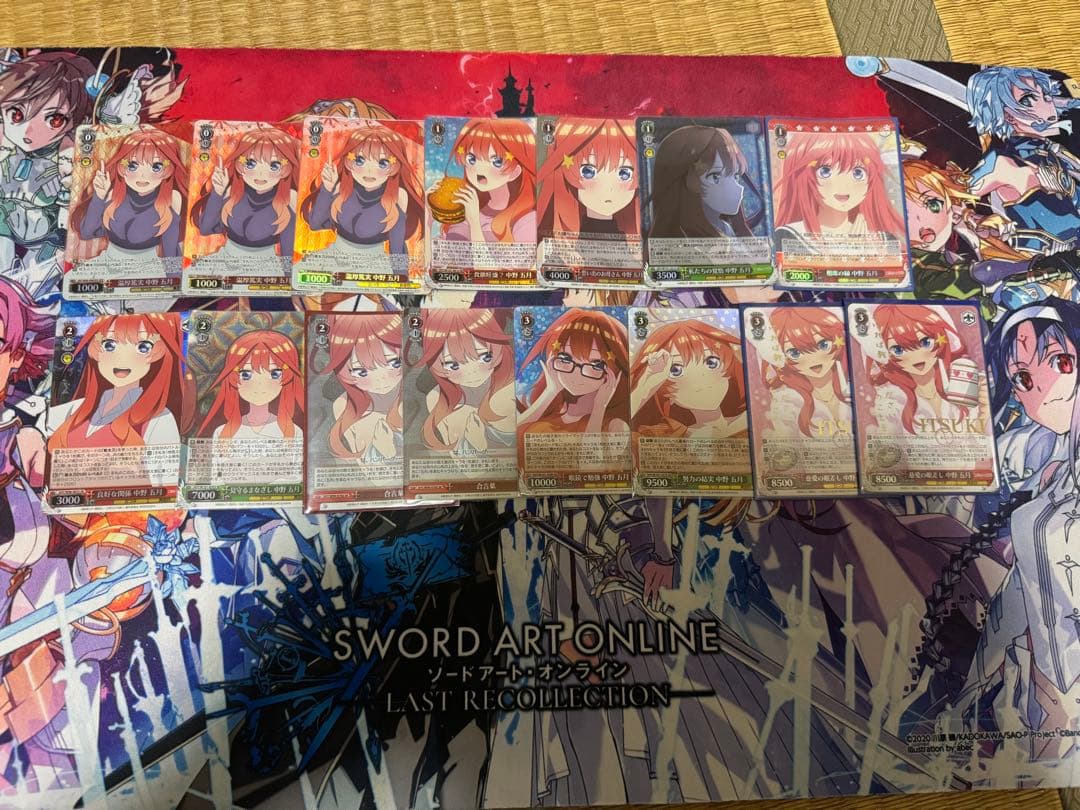 ヴァイスシュヴァルツ五等分の花嫁8扉ほぼフルレア+おまけ