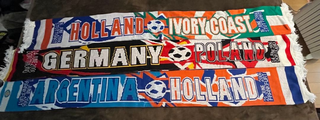 2006ドイツワールドカップ　現地だけ　マッチデーマフラー　14本