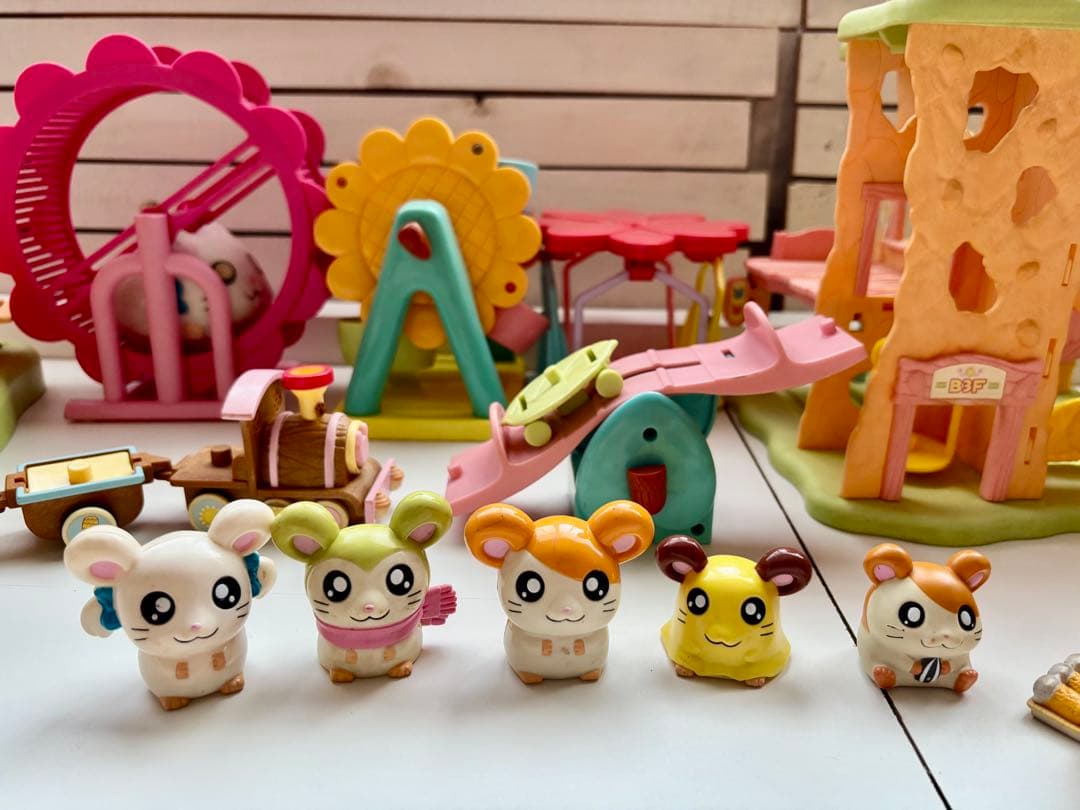 【ハム太郎】ハムハムハウス・地下ハウス・ひまわりかんらん車+マスコットセット