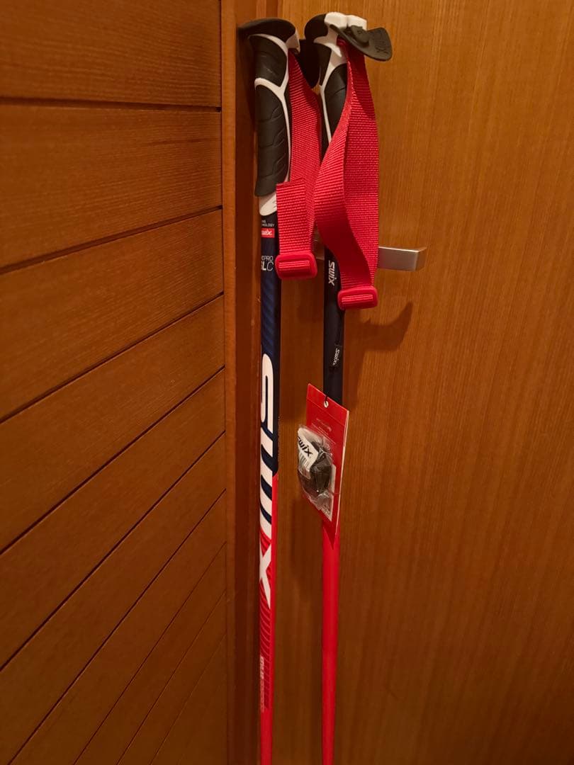 SWIX ストック　ワールドカッププロカーボン　新品未使用リング付き　スキー