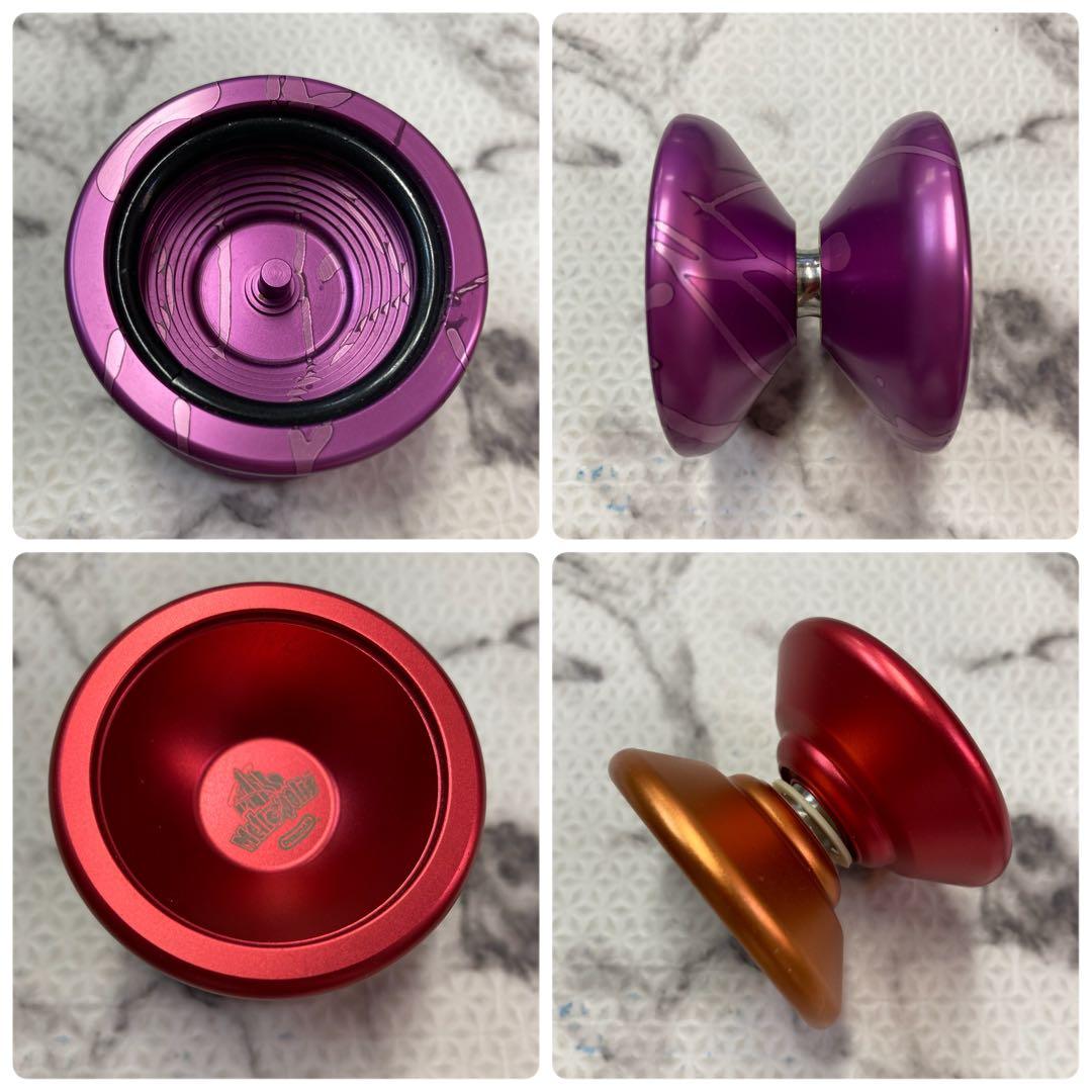 U*】様 メタルヨーヨー 6個セット まとめ売り ダンカン アオダ ヨーヨーエン