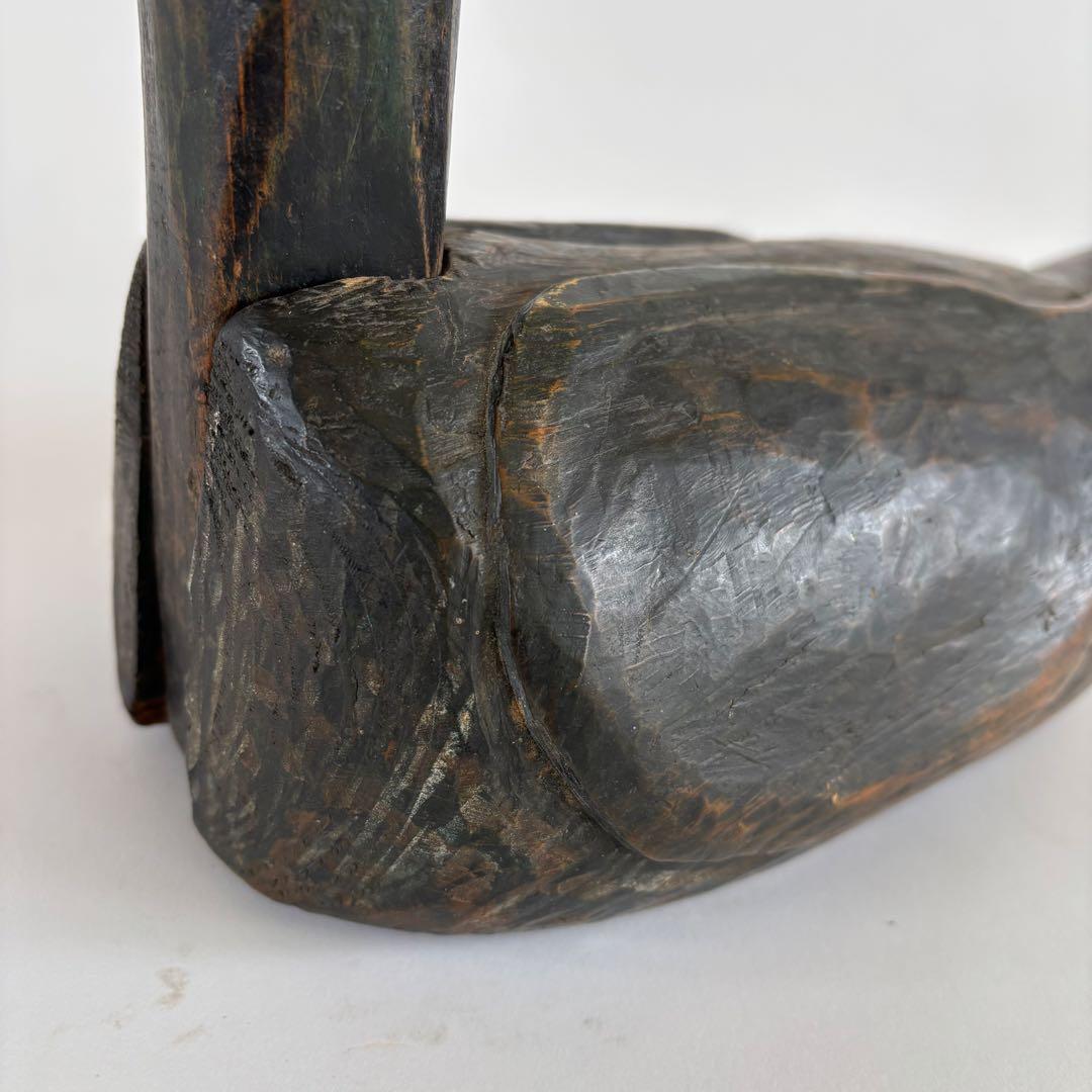 李朝時代 木雁 朝鮮美術 骨董 ②