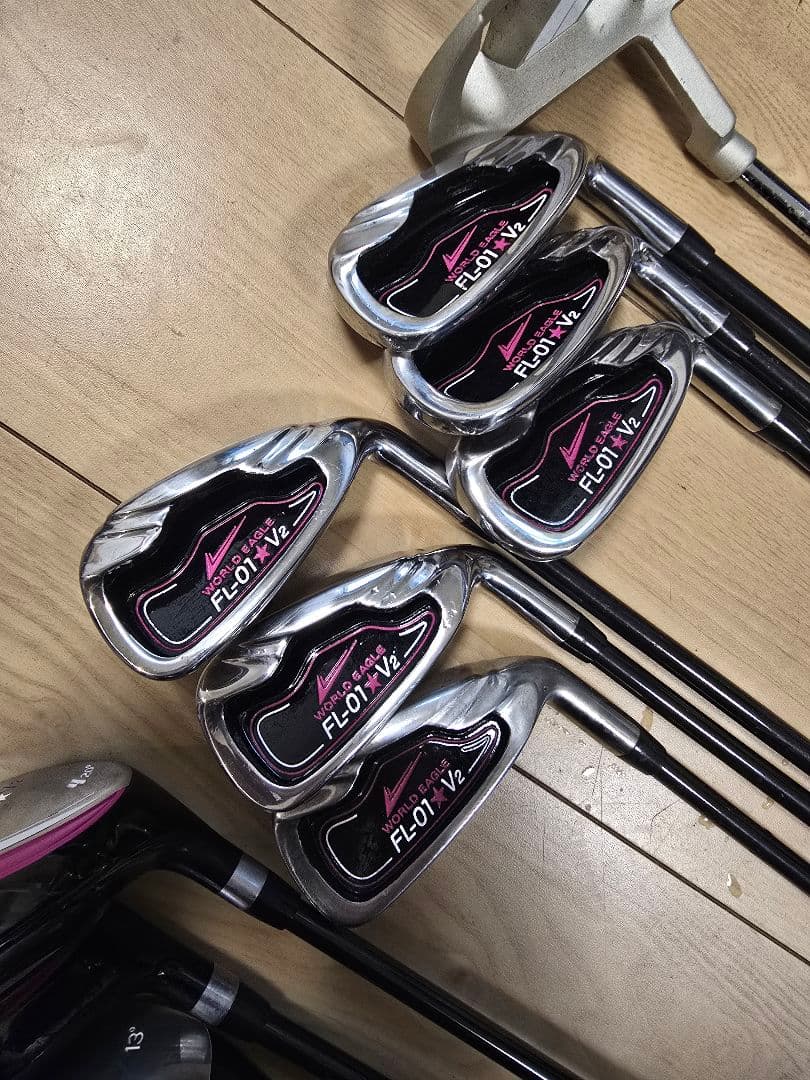 WORLD EAGLE FL-01 V2 レディース ゴルフクラブセット L 右