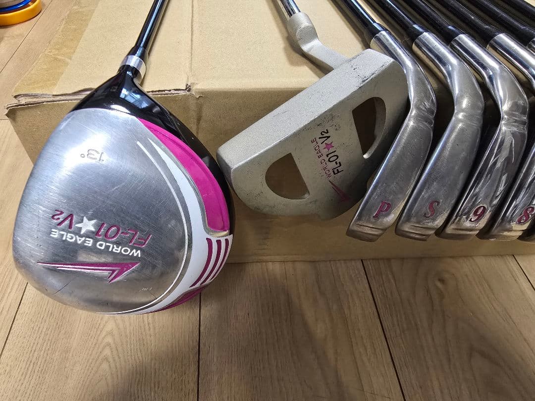 WORLD EAGLE FL-01 V2 レディース ゴルフクラブセット L 右