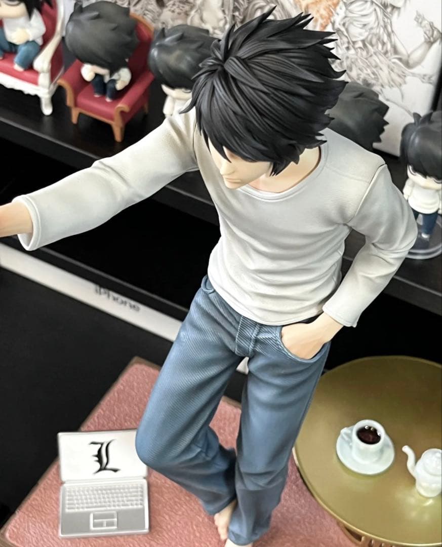 デスノート エル・ローライト L ガレージキット ガレキ スタチュー⑤