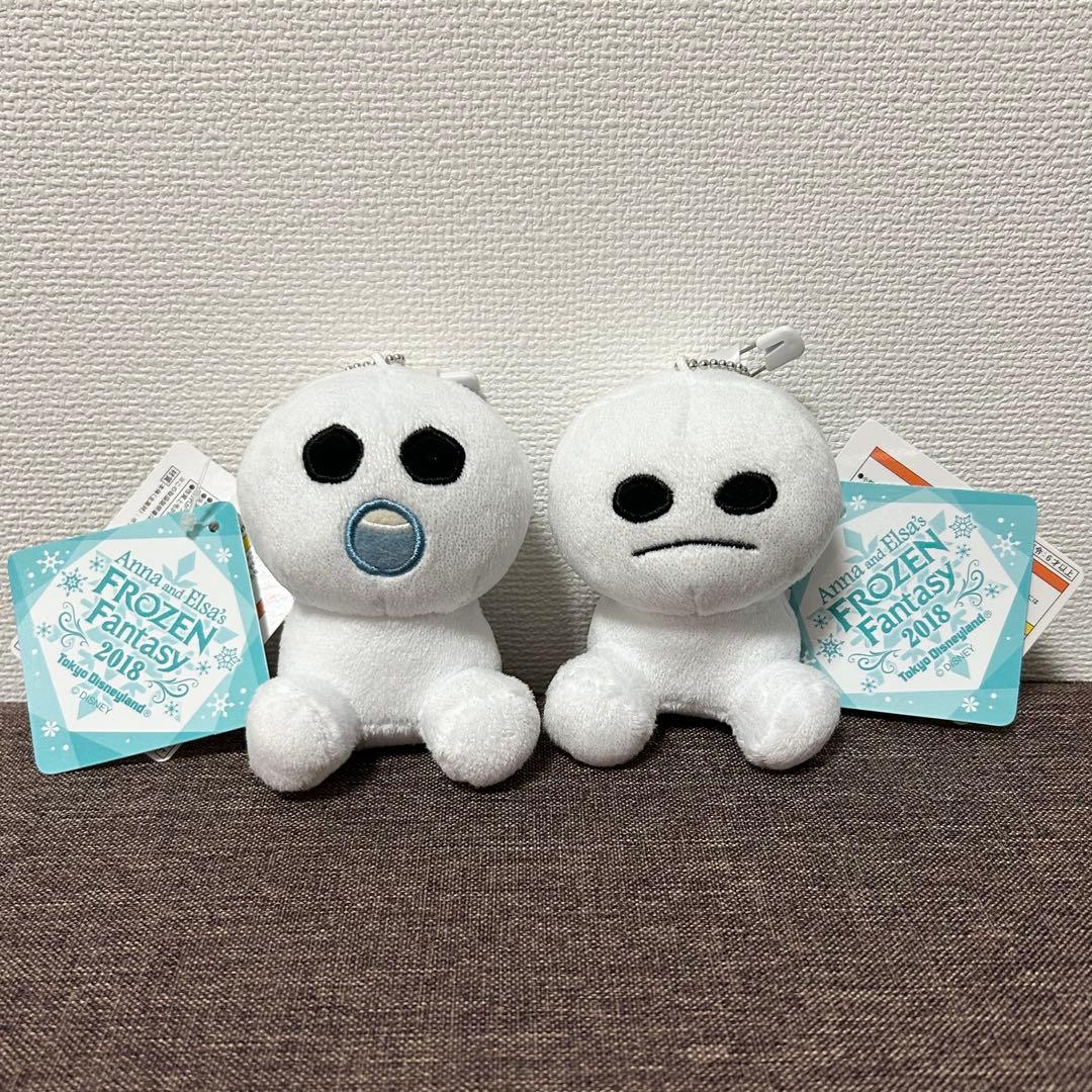 スノーギース ぬいぐるみバッジ キーチェーン ファンタジースプリングス アナ雪