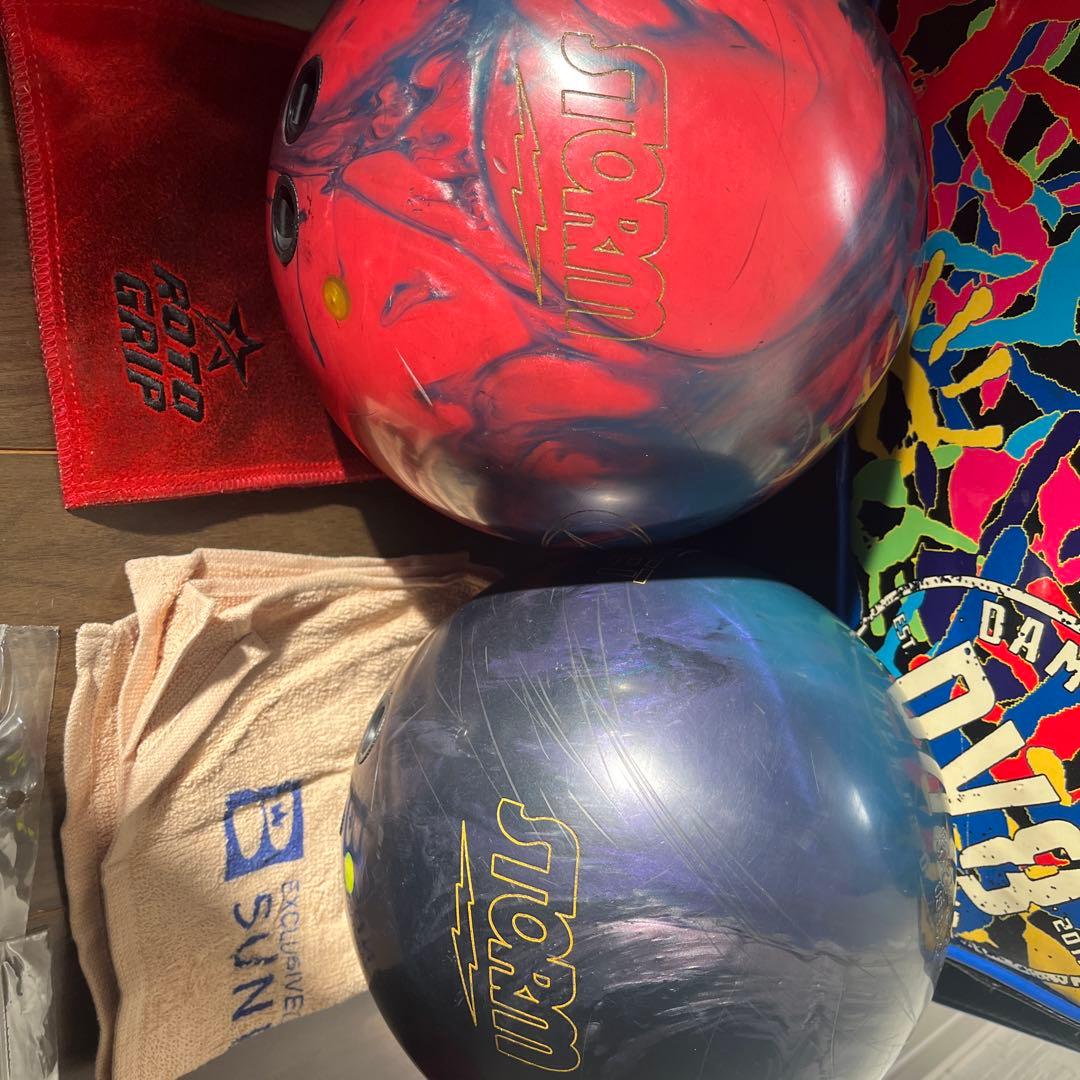 ボウリング一式STORMボール2個Dexterシューズその他諸々