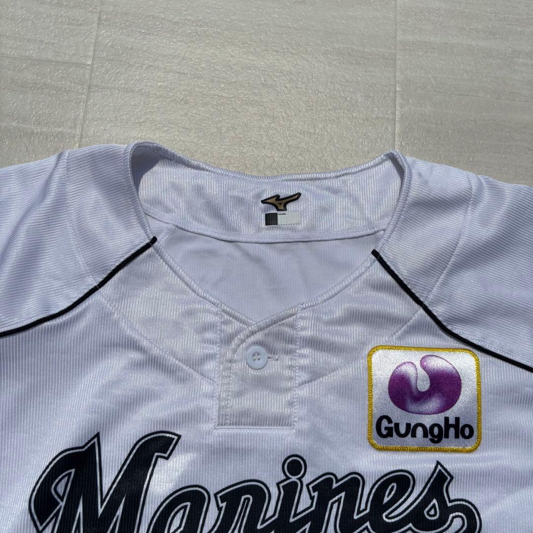 【希少サイン付！】千葉ロッテオーセンティックバッティングジャージ中村奨吾