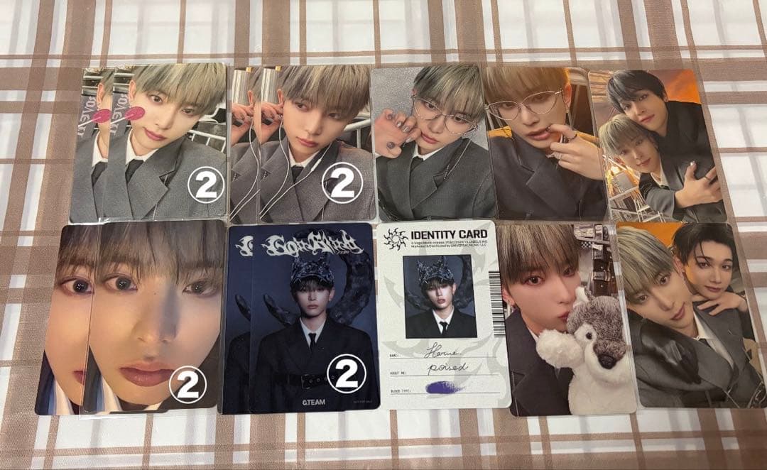 &TEAM andteam ハルア トレカ チェキ 110枚まとめ売り