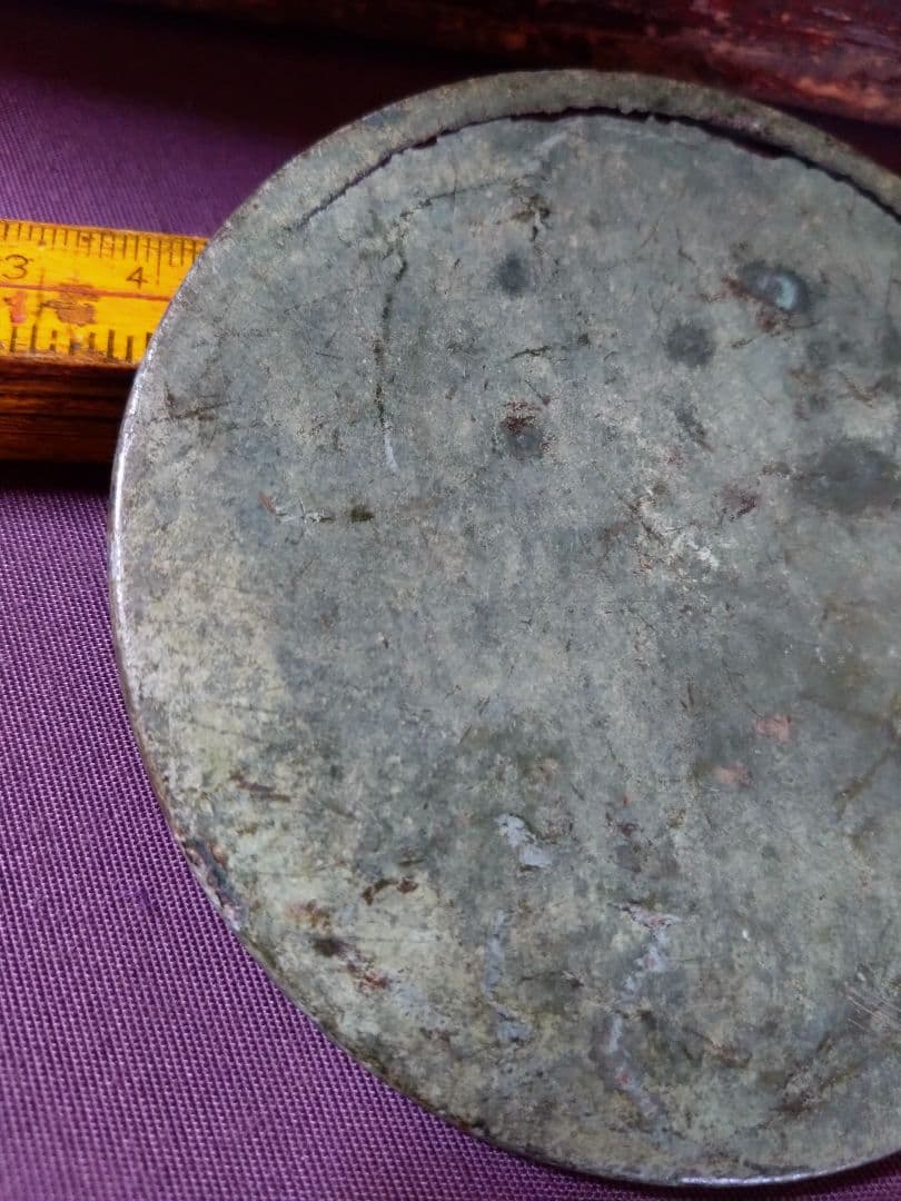 平安時代 和鏡 山吹花 双雀 蝶紋 鏡