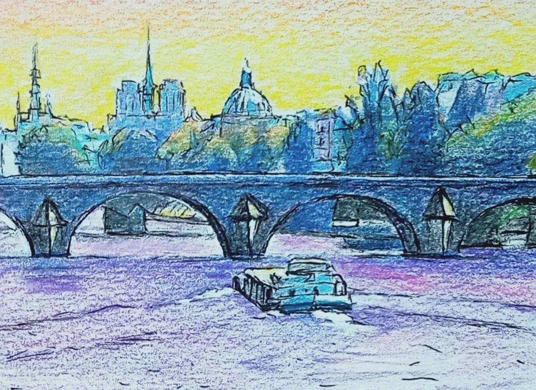 GV147★原画を飾る！！★師：平山郁夫★東京芸大卒★高級新品額装、フック付き！