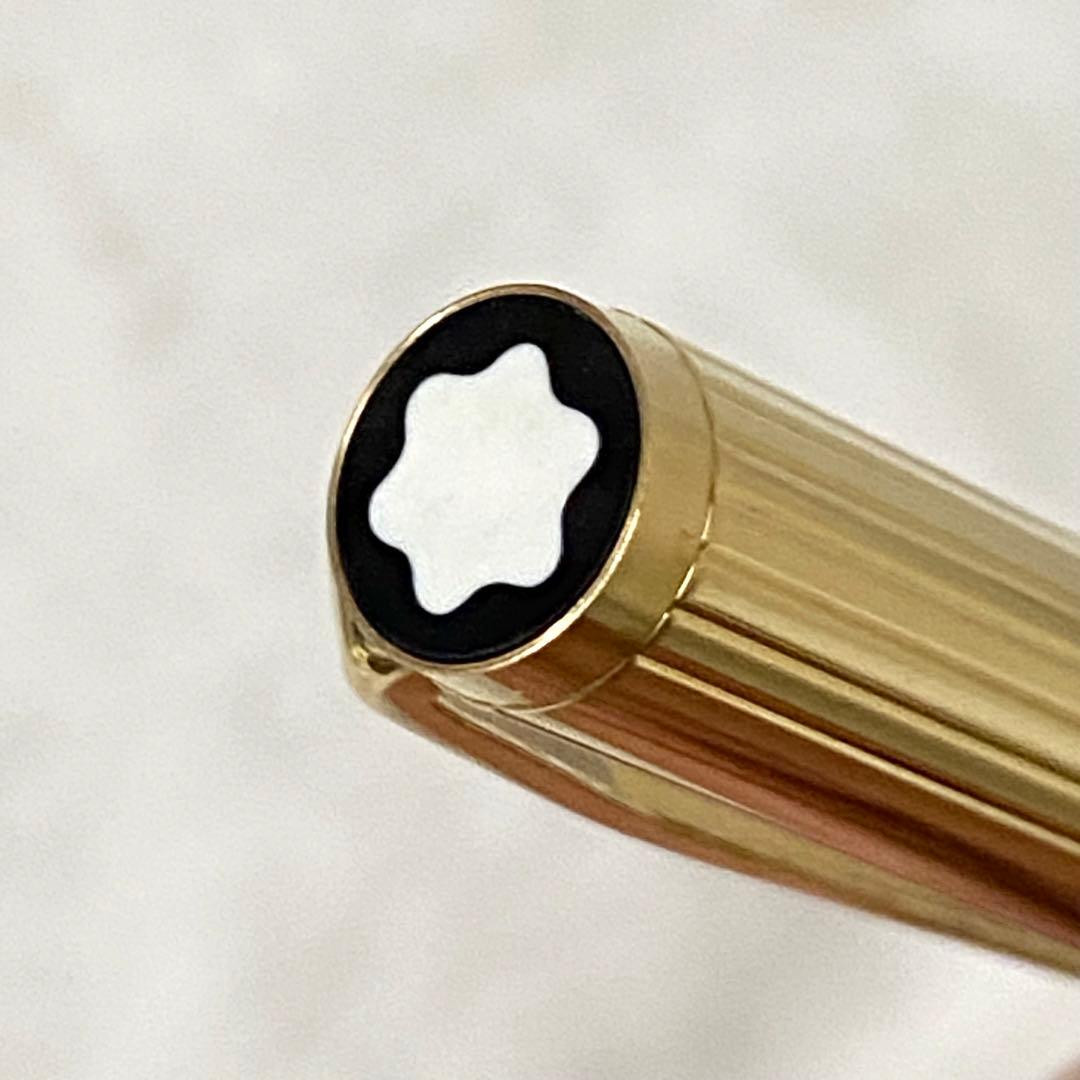 極美品　モンブランMONTBLANC ノブレス　ゴールド　万年筆　585 EF