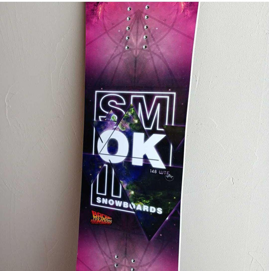 SMOKIN スノーボード 148 未使用　バック・トゥ・ザ・フューチャー風