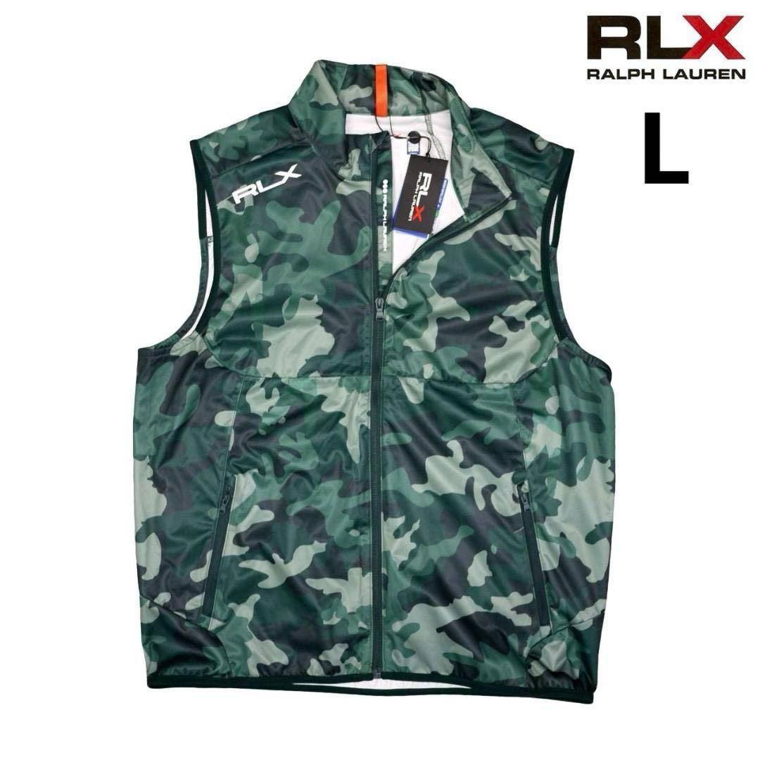 新品 RLX ラルフローレン 撥水 ストレッチ フルジップ ベスト L