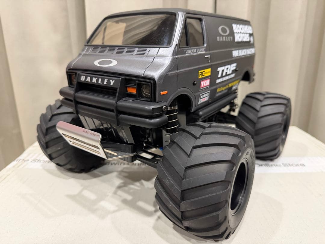 タミヤ ランチボックス ブラックエディション 組立済屋外未走行 メカ付きOP多数