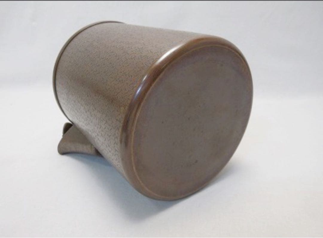 美品 茶道具 島倉堂製 銅 水注 やかん 薬缶 口蓋付 銅印 重さ約0.9KG