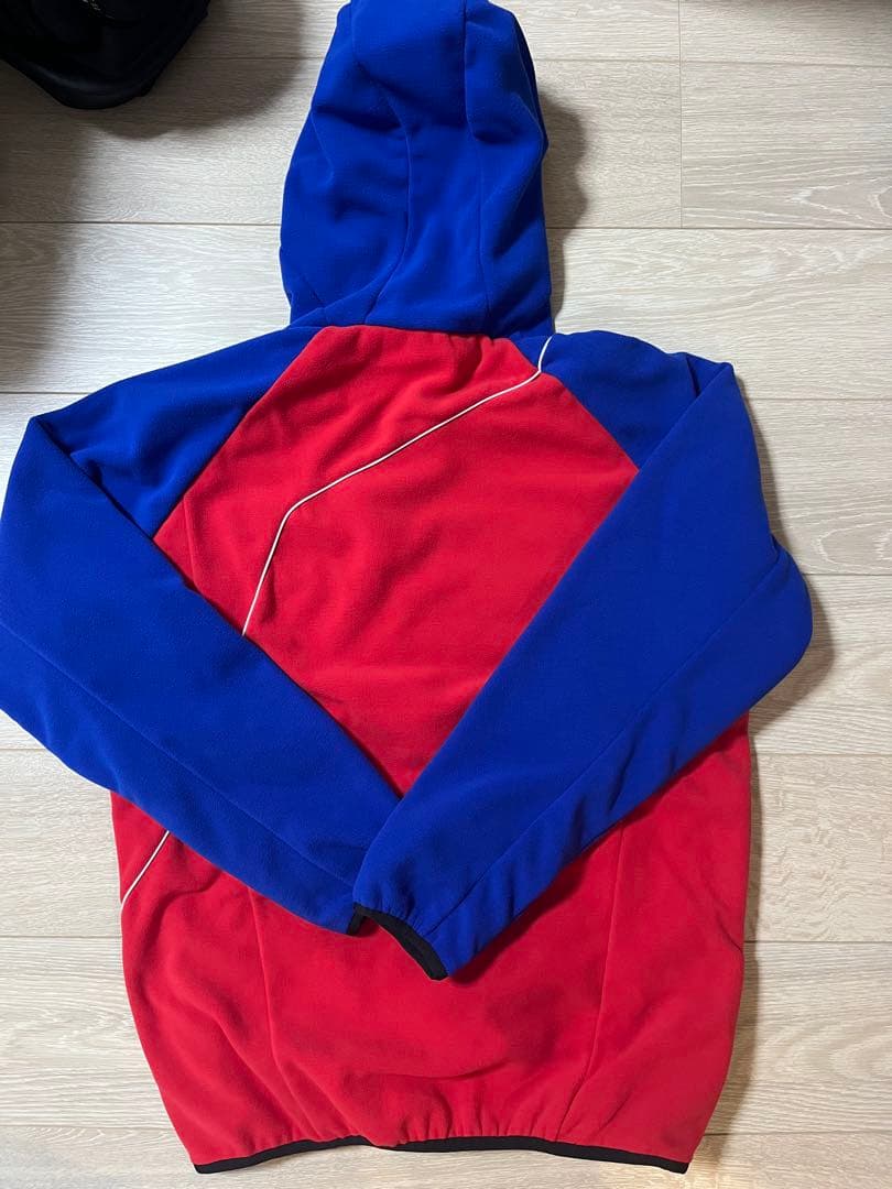 DESCENTE フード付きジャケット CDB-F2360B 赤青 Oサイズ新品