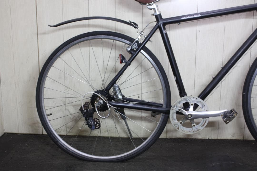 あさひ製WEEKEND アルミ 700C 7速 510mm BLACK系 クロス