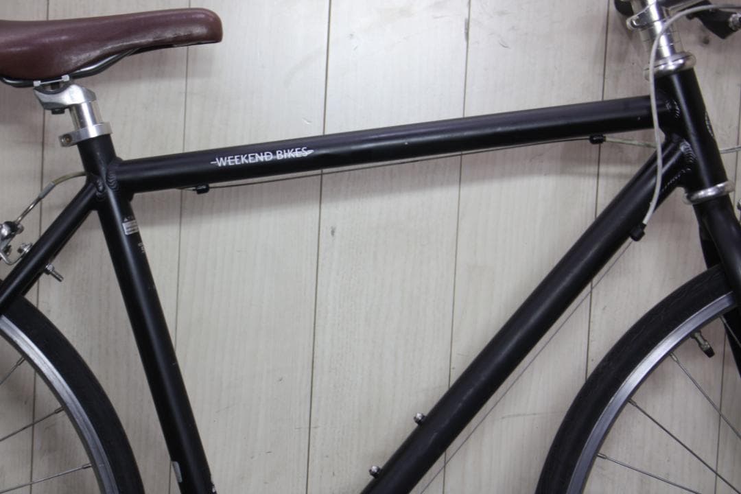 あさひ製WEEKEND アルミ 700C 7速 510mm BLACK系 クロス