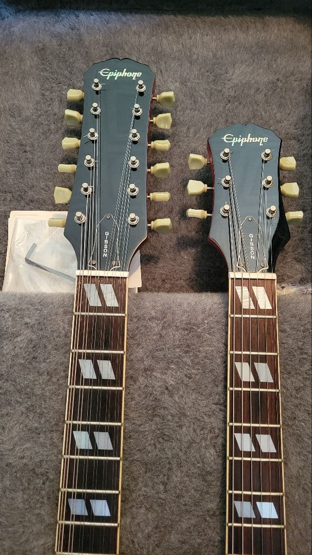 エピオンEpiphoneダブルネックギター