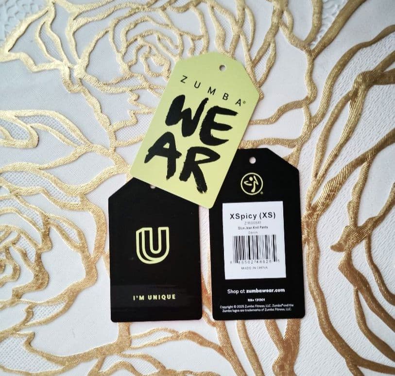 Zumba ☆正規品 ☆デニム パンツBlue Jean Knit Pants