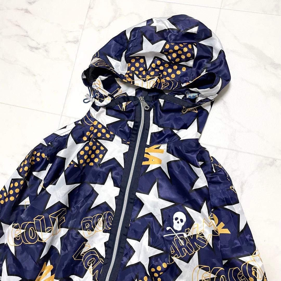 極美品 キムタク着用 マークアンドロナ ナイロンジャケット 星柄 迷彩 50