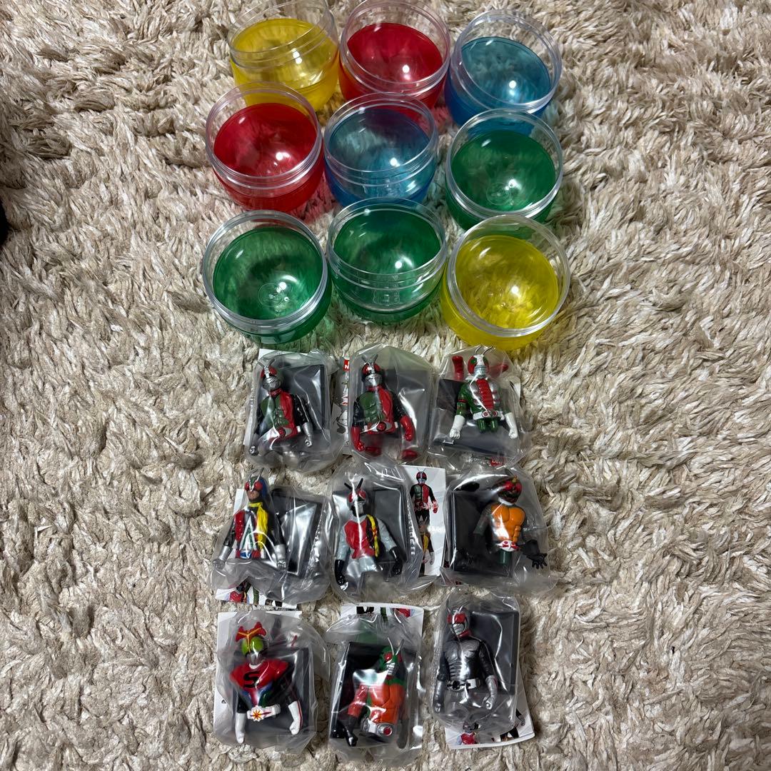 新品 HG仮面ライダー20　栄光の9人ライダー編 全9種 & ブラック3種