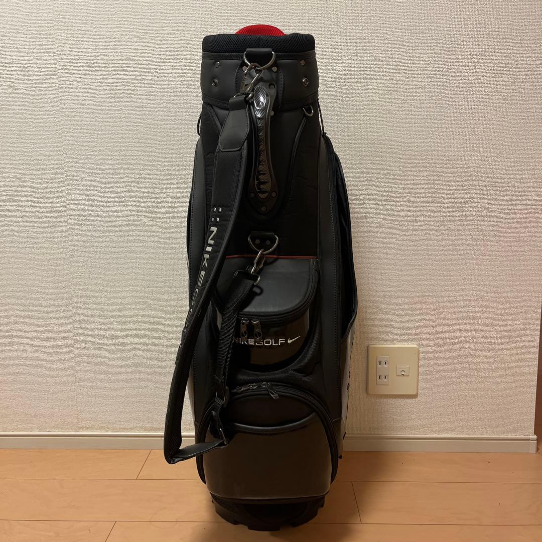 ナイキ ゴルフ キャディバッグ カート型 ブラック シルバー
