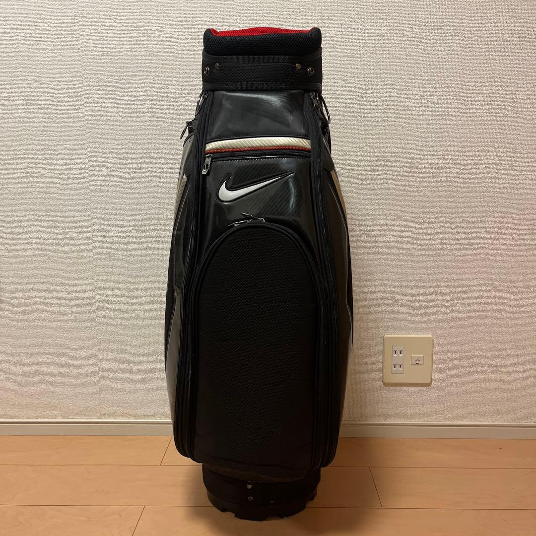 ナイキ ゴルフ キャディバッグ カート型 ブラック シルバー