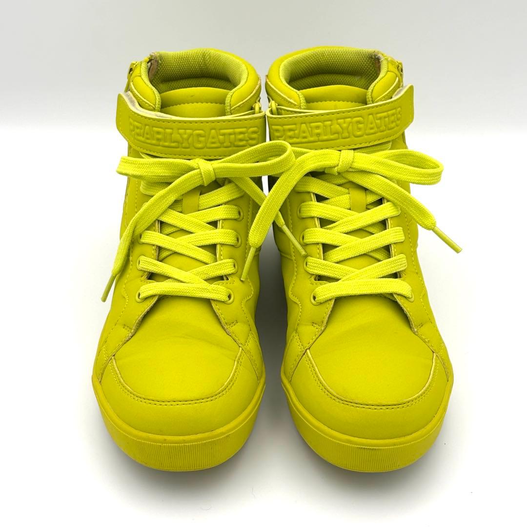 【美品】PEARLY GATES　ハイカットゴルフシューズ 　24.0cm
