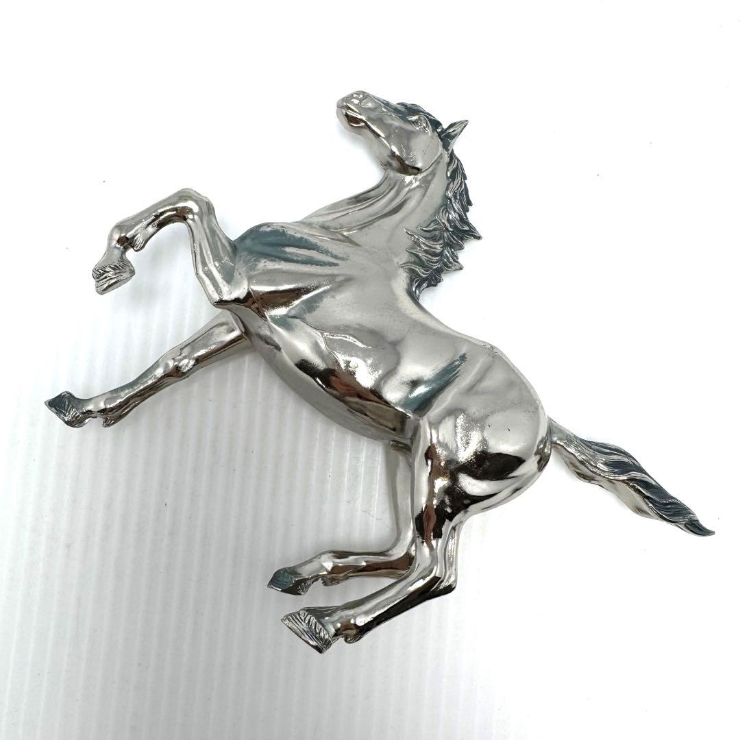 馬 午 干支 置物 飾り 鉄製 UMA AKEBONO シルバーメタル 跳ね馬