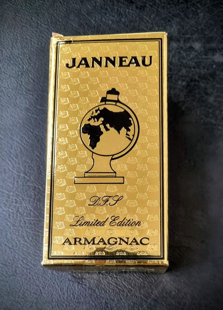 未開栓 ジャノーアルマニャックリミテッドエディション地球儀ミニボトル陶器 箱付き