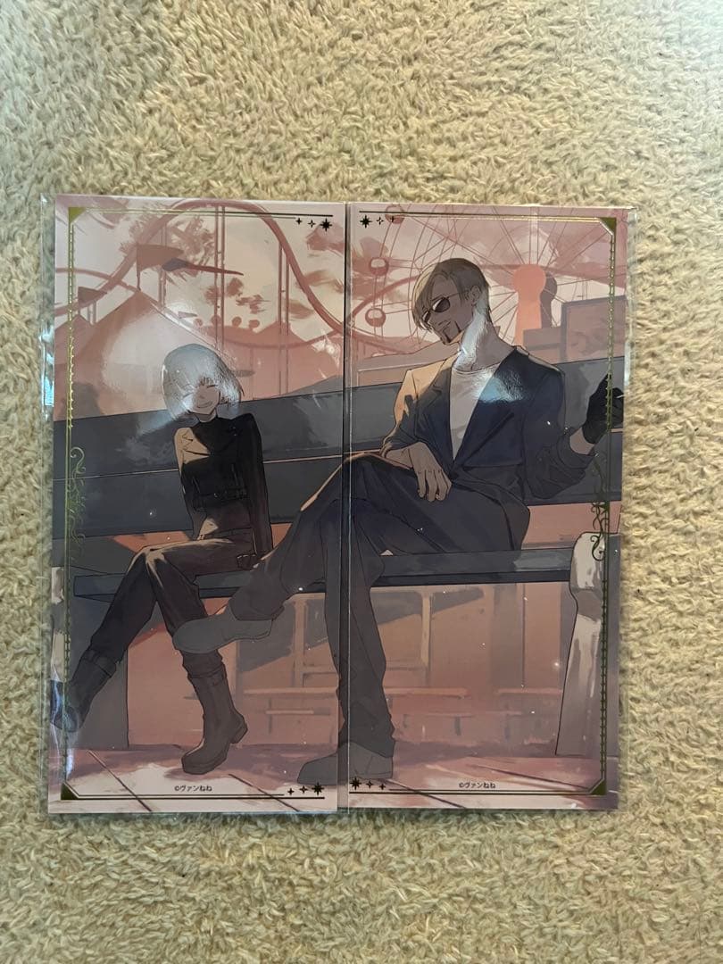 ヴァンねねくじランド アクリルブロック、箔押しコレクションカード、缶バッジ