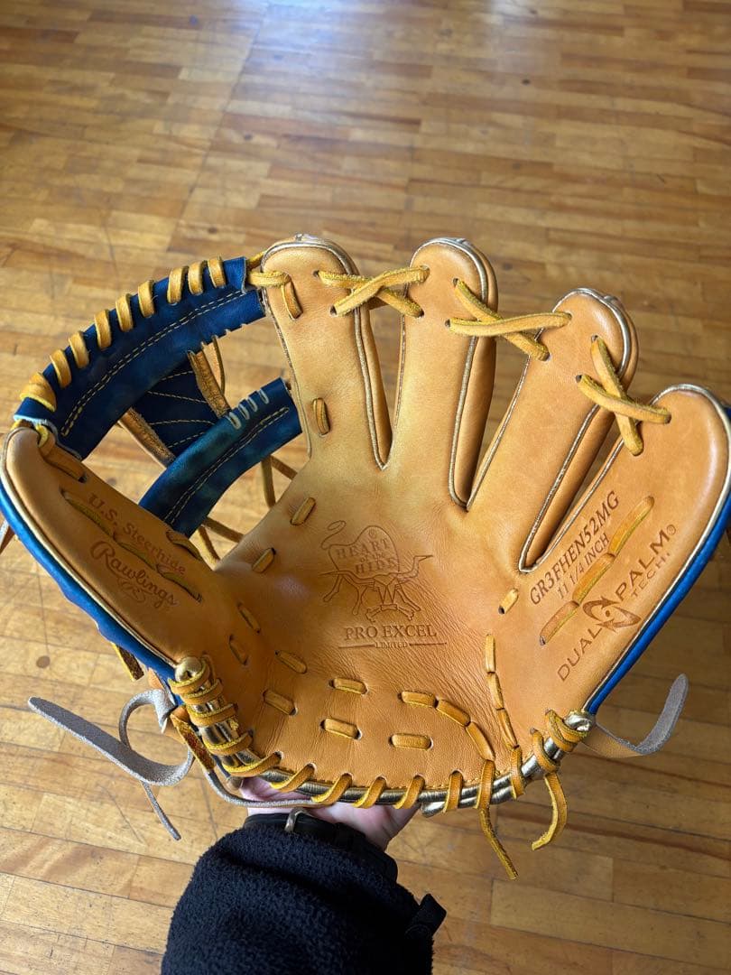 ローリングス　ウィザード#01　軟式用　内野手用　N52MG型　型付済