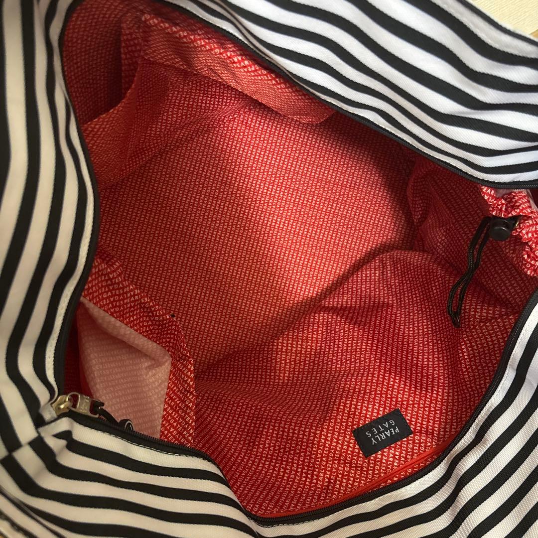 PEARLY GATES ストライプトートバッグ