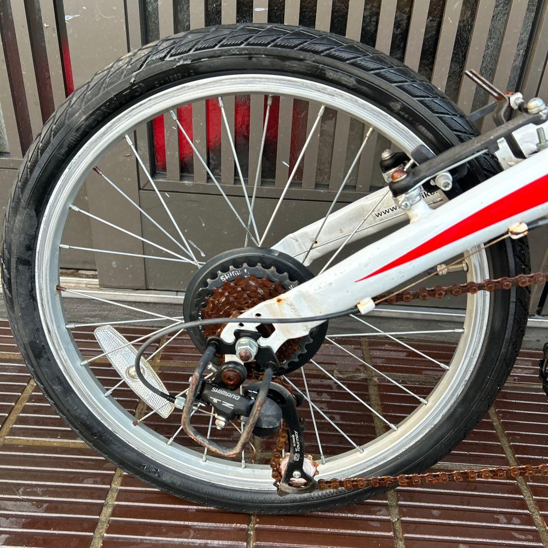 Ferrari(フェラーリ) レッド 折りたたみ自転車 20インチ シマノ7速