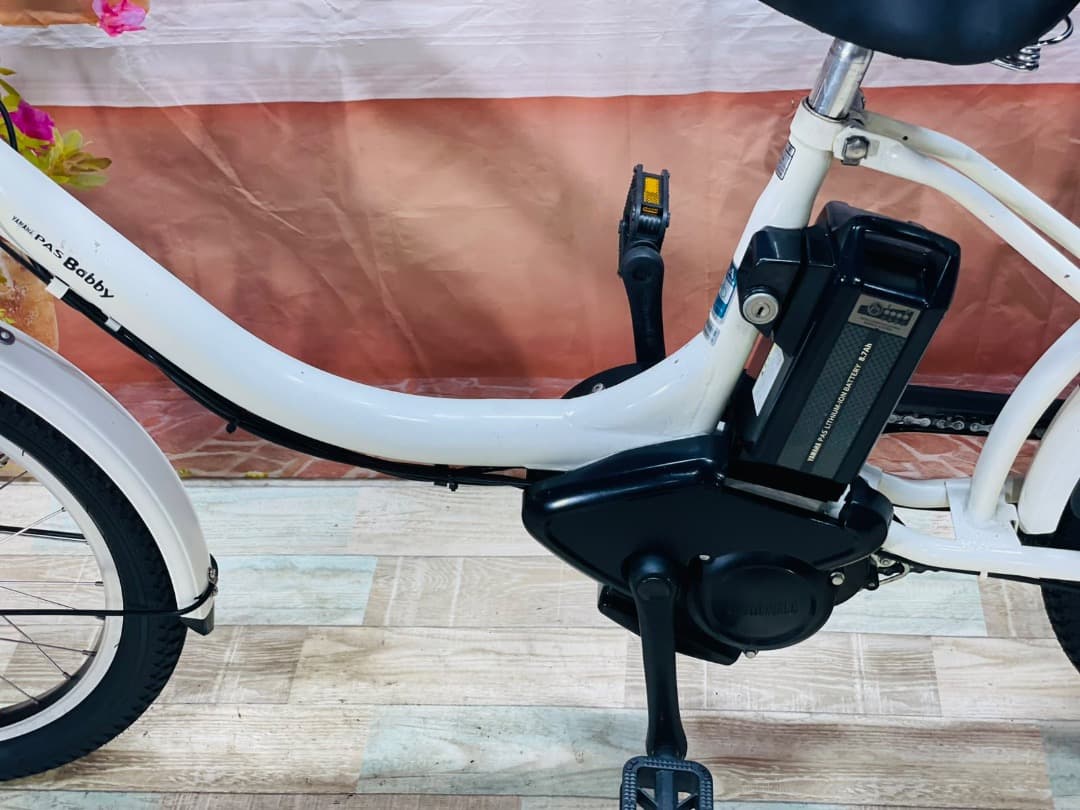 Y2322パスバビー⭐️ヤマハ最上級モデル！子供乗せ電動アシスト自転車